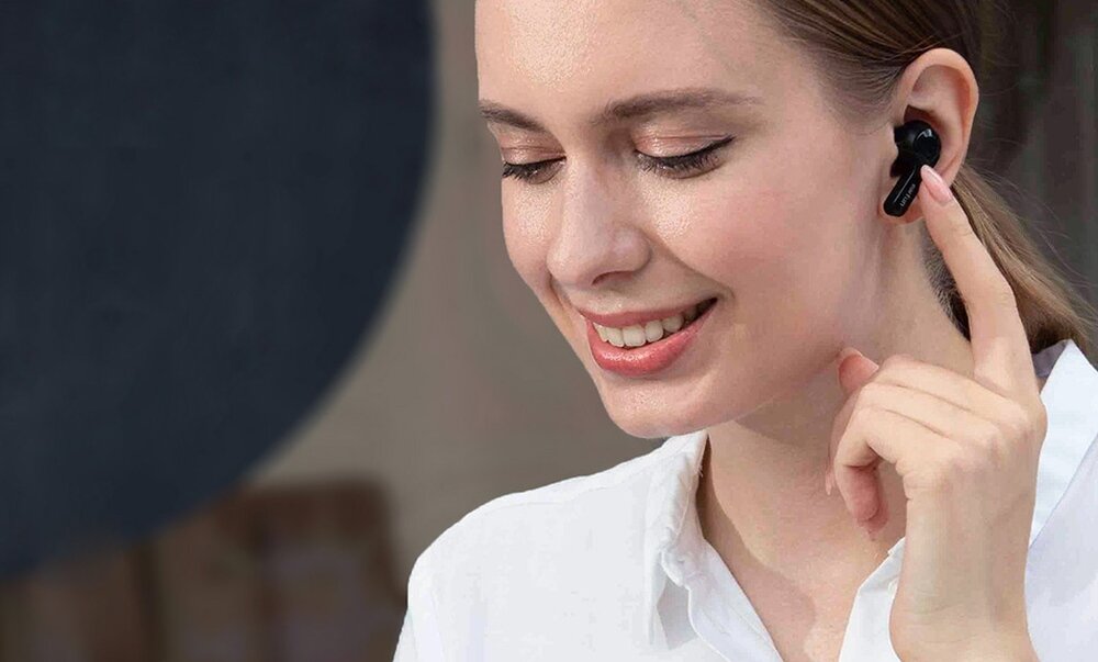 Słuchawki dokanałowe EARFUN Air dźwięki przetworniki bluetooth połaczenia akumulatory bezprzewodowe bluetooth wygoda użytkowanie