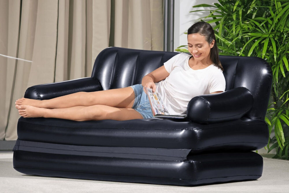 Materac BESTWAY 75056 Air Couch (188 x 152 x 64 cm) tworzywo PVC coil beam