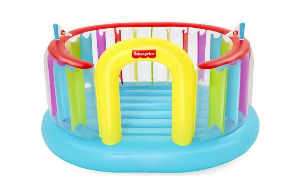 FISHER PRICE dmuchany zamek fantastyczna zabawa kolorowa budowla kolory fantazja