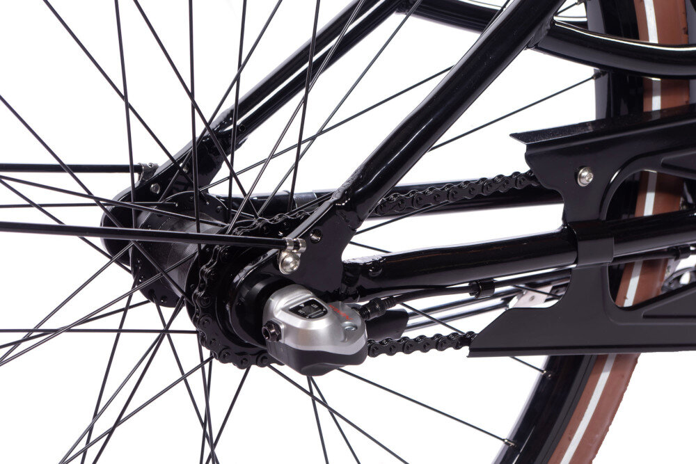 Rower miejski PLUMBIKE Donatella Lady 3B 26 cali damski Czarny piasta aluminium