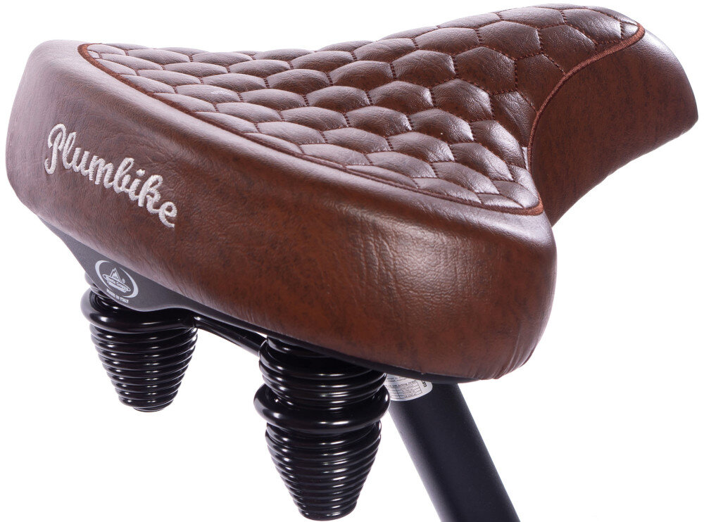 Rower miejski PLUMBIKE Donatella Lady 3B 26 cali damski Czarny siodelko sprezynowe