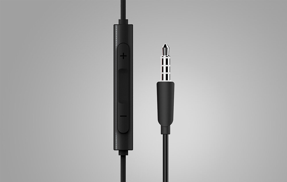 Słuchawki dokanałowe EDIFIER P205 pilot i wtyczka   