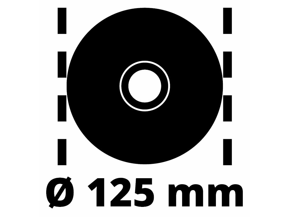 Szlifierka kątowa EINHELL TC-AG 125-850 4430971 do tarcz o srednicy 125 mm szeroki zakres zastosowan