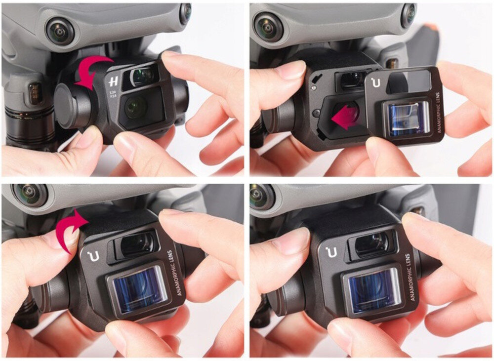 Obiektyw ULANZI Sku 2869 1.15x do Dji Mavic 3 wykonanie materiał waga