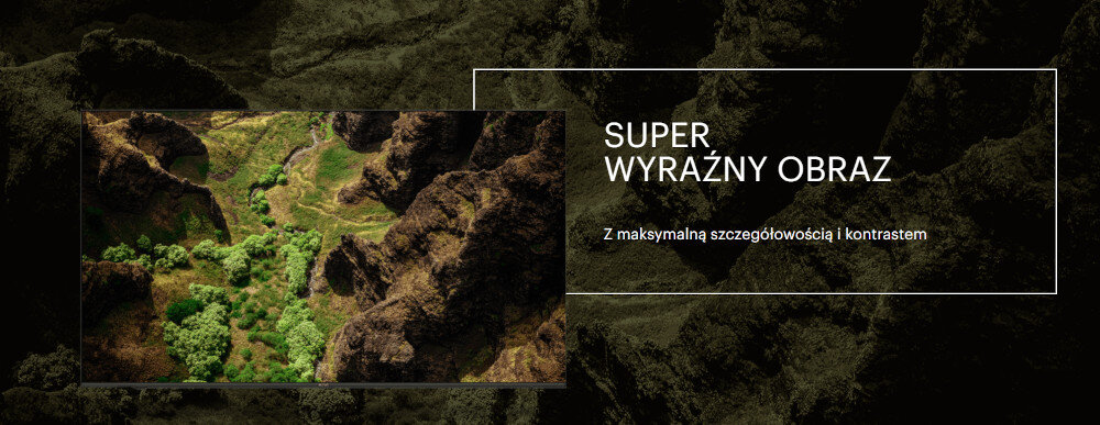 Telewizor KIVI F740LB  - obraz