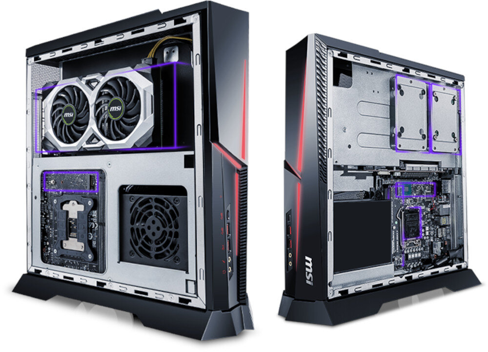 Komputer MSI MPG Trident A szybkie i pojemne dyski