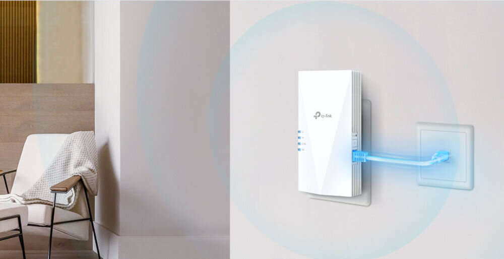 Wzmacniacz sieci TP-LINK RE500X 2x2 mimo, kabel ethernet