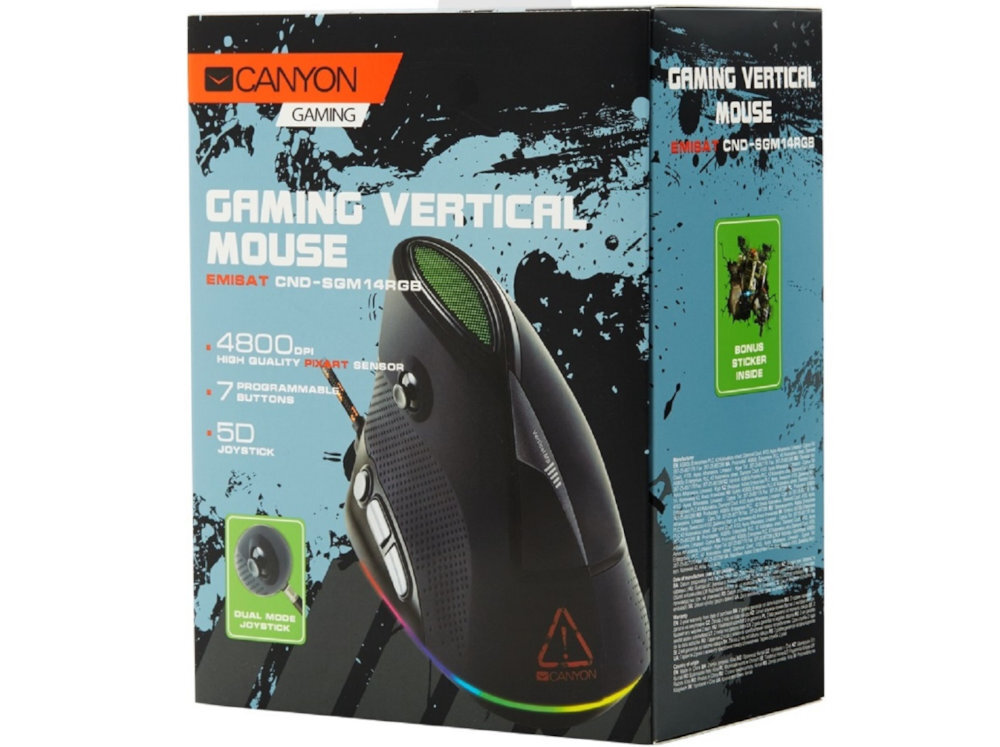 Mysz CANYON Emistat GM-14 wyposazenie