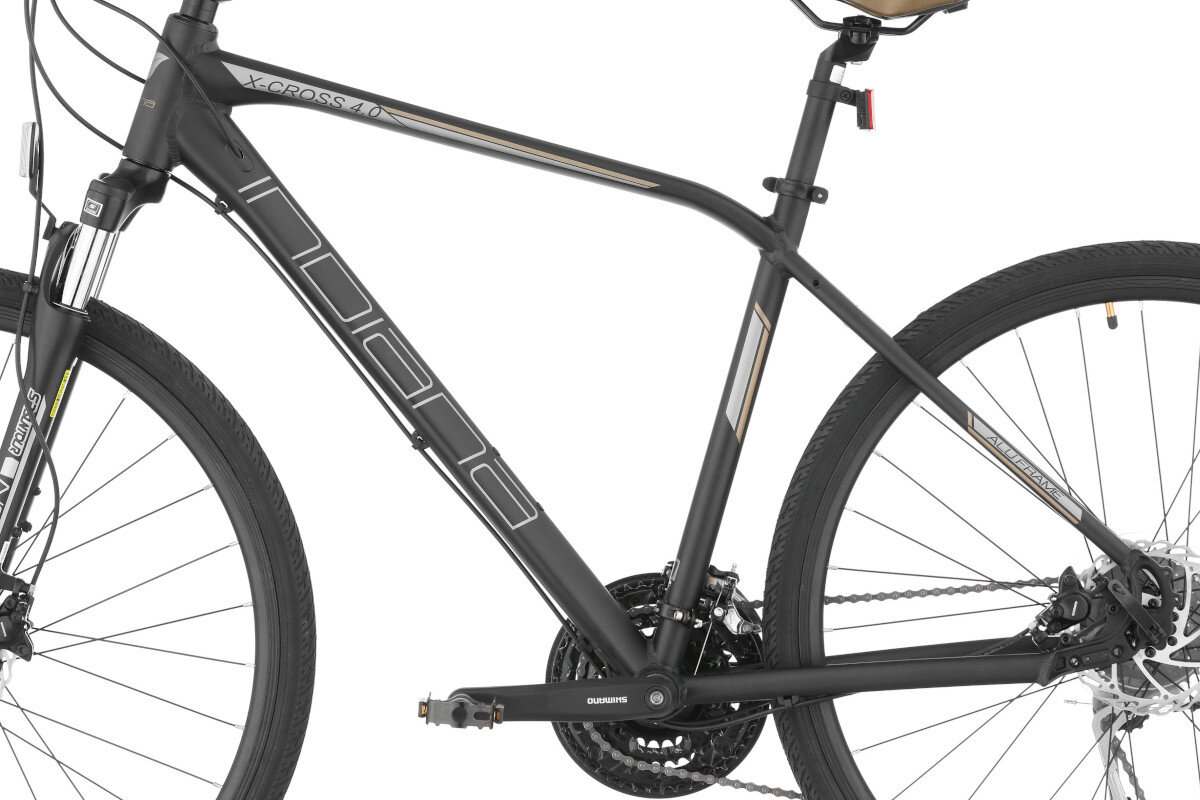 Rower crossowy INDIANA X-Cross 4.0 M23 meski Czarny rama