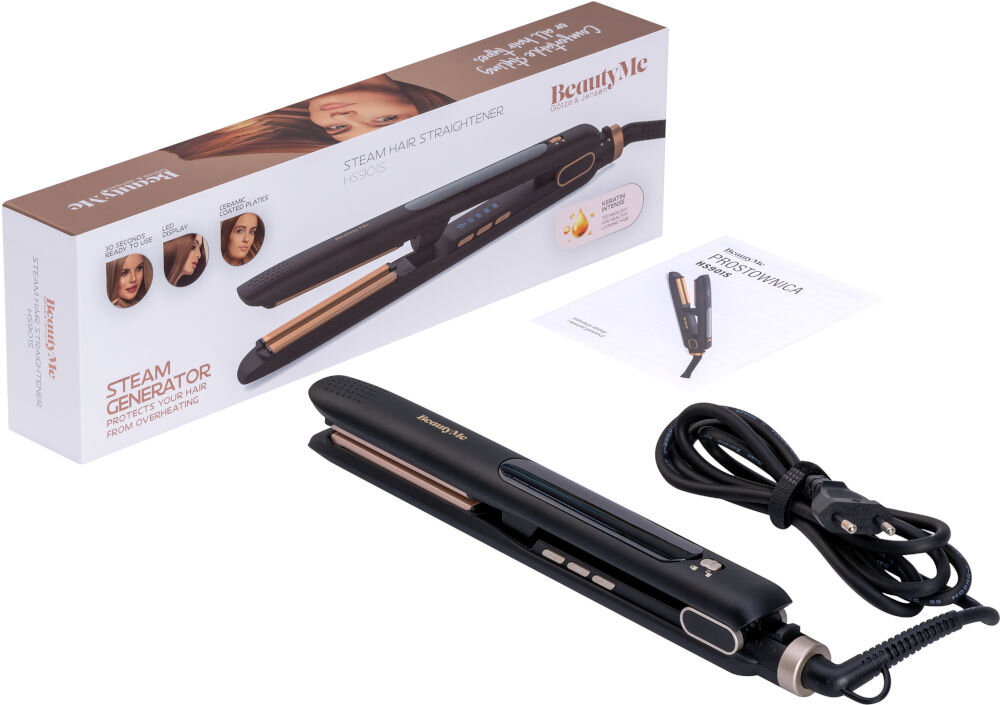 Prostownica BeautyMe HS901S elementy zestaw