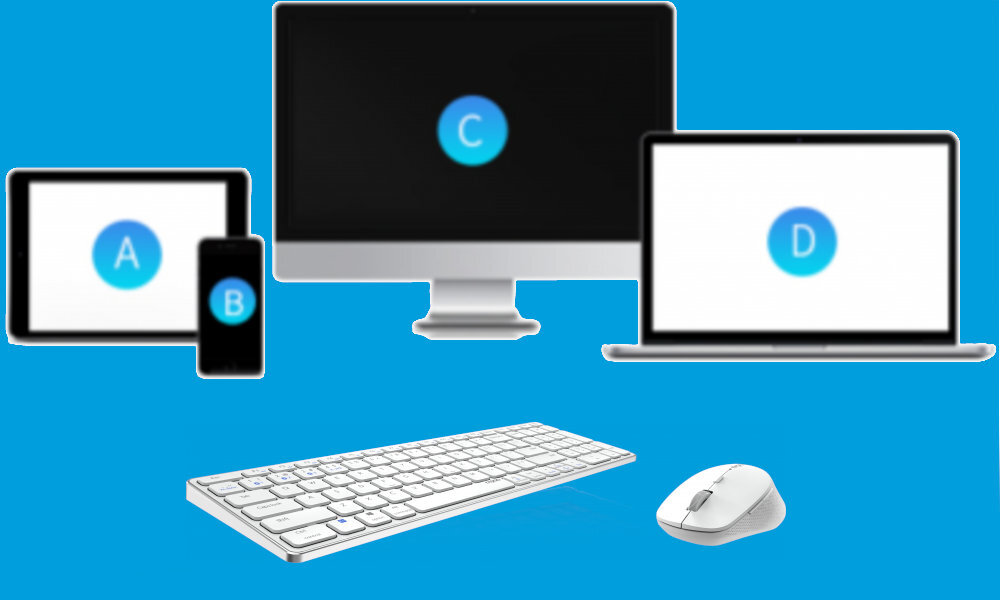 RAPOO Multi.Mode 9700M Bezprzewodowa transmisja danych