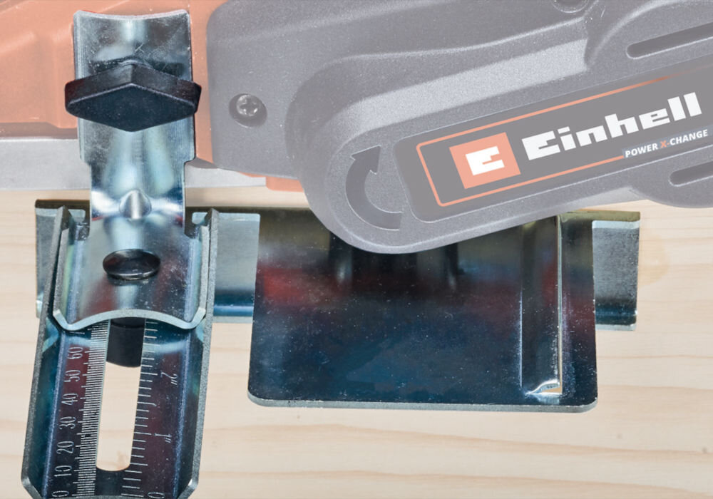 Strug EINHELL TE-PL 18/82 Li Solo 4345400 podpórka postojowa aluminiowa stopa rowek v