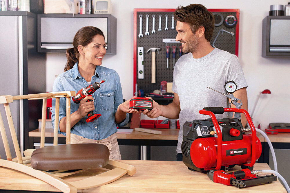 Zestaw startowy EINHELL 4512108 system TWIN-PACK wydluza czas pracy zwieksza moc efektywna praca