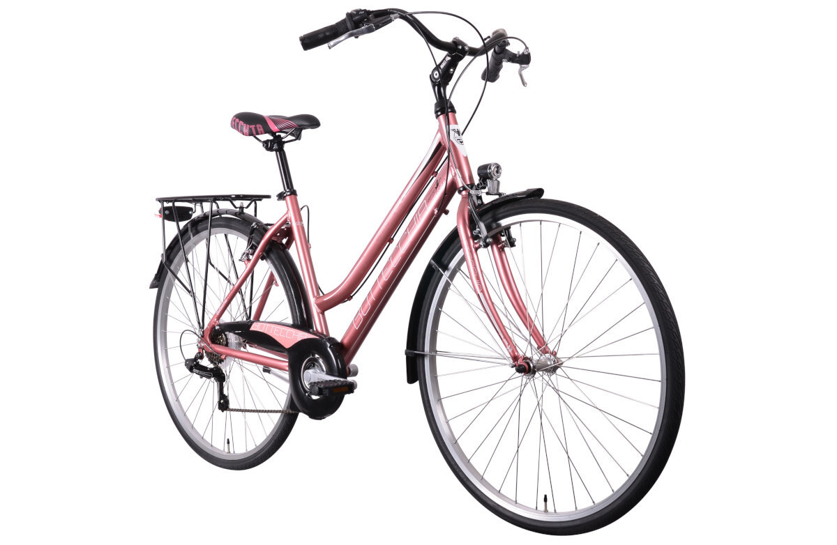ROWER BOTTECCHIA TRK 200 28 RÓŻOWY D44 17 idealny rower do miasta