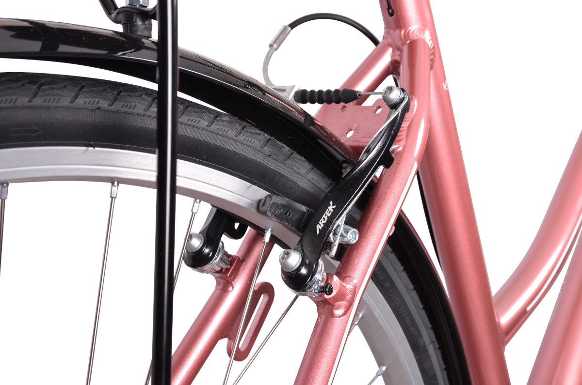 ROWER BOTTECCHIA TRK 200 28 RÓŻOWY D44 17 skuteczne hamowanie