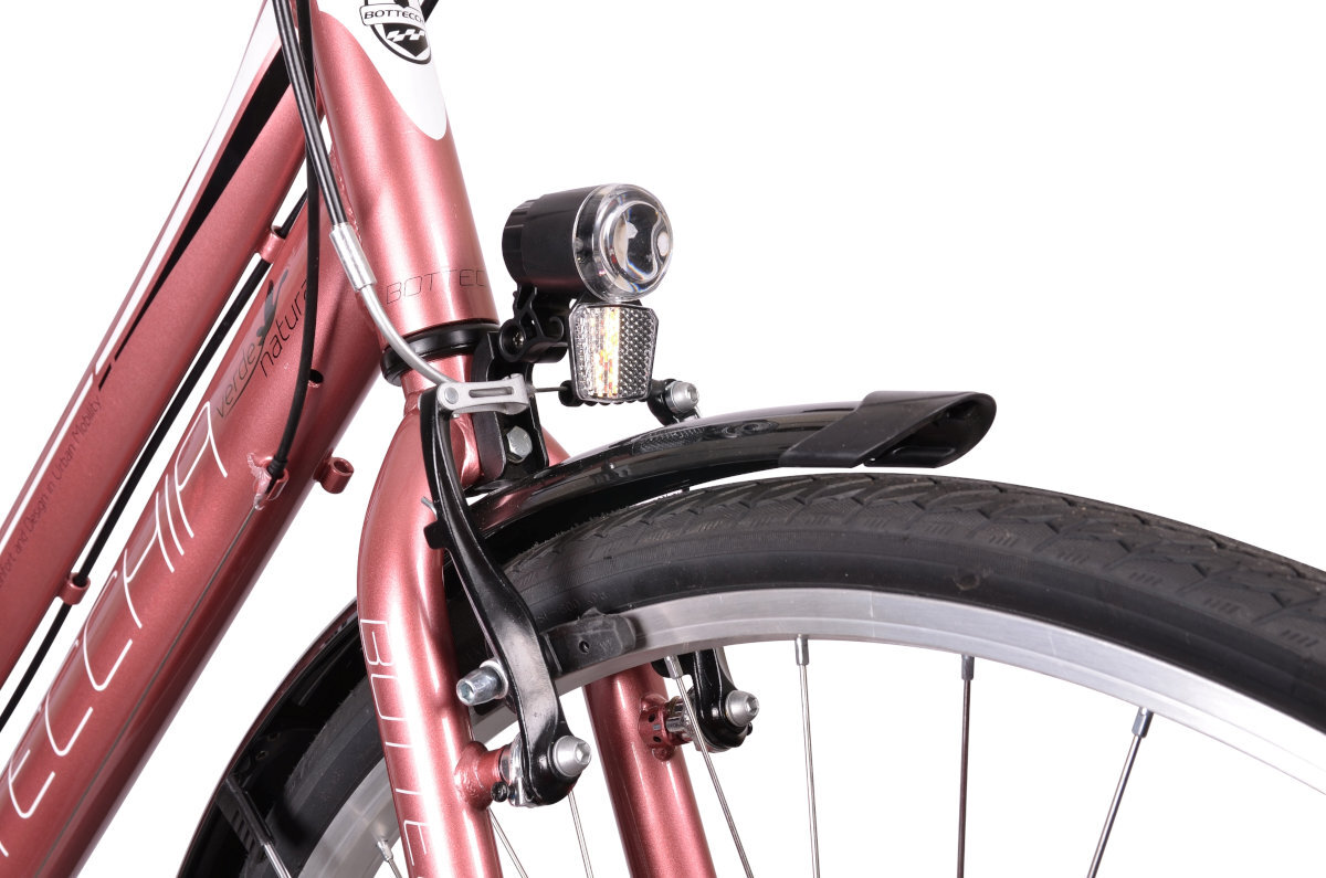 ROWER BOTTECCHIA TRK 200 28 RÓŻOWY D44 17 bezpieczne hamulce