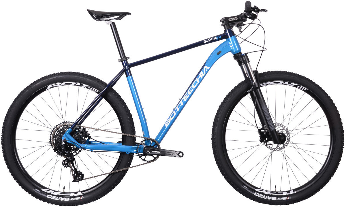Rower gorski MTB BOTTECCHIA Gavia M20 29 cali meski Niebiesko-czarny mat