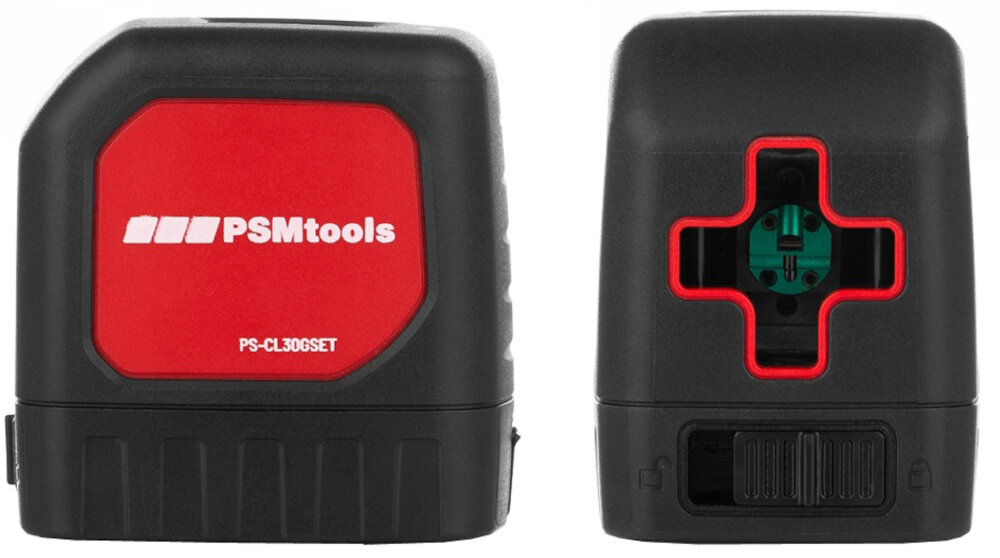 Laser krzyżowy PSM TOOLS PS-CL30GSET precyzyjny pomiar linie krzyżowe pozioma pionowa