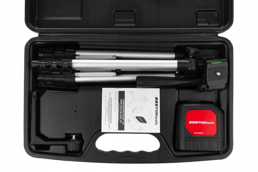 Laser krzyżowy PSM TOOLS PS-CL30GSET walizka