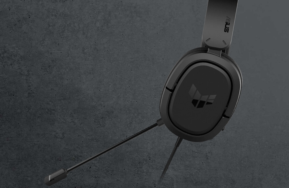 Słuchawki ASUS TUF Gaming H1 KOMFORT GRA konstrukcja komora wygoda szybkość głośność
