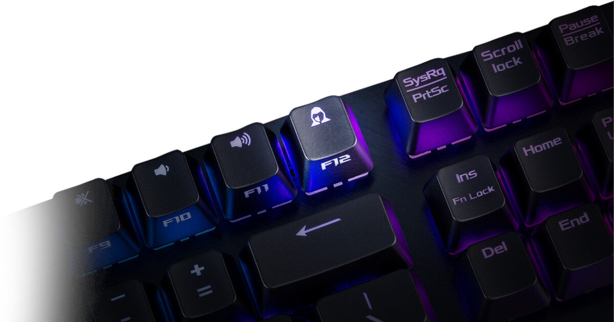 Klawiatura ASUS ROG Strix Scope NX klawisze funkcyjne