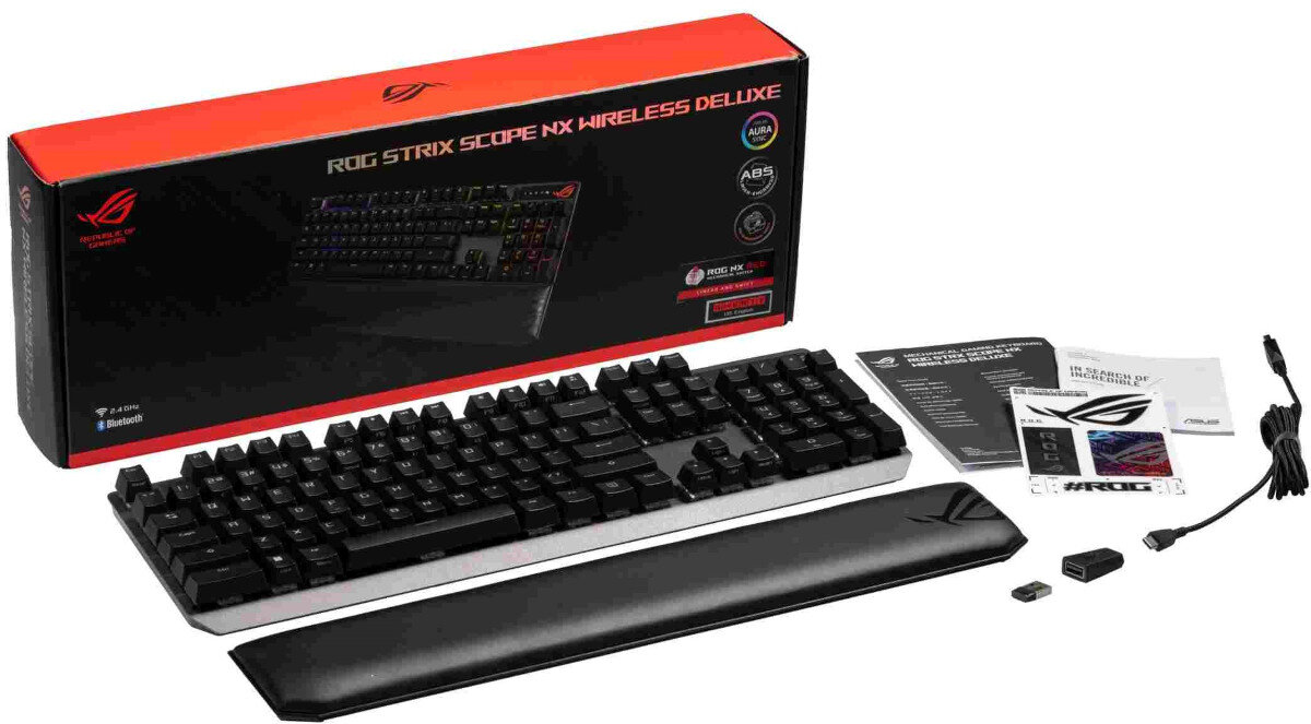 Klawiatura ASUS ROG Strix Scope NX opakowanie