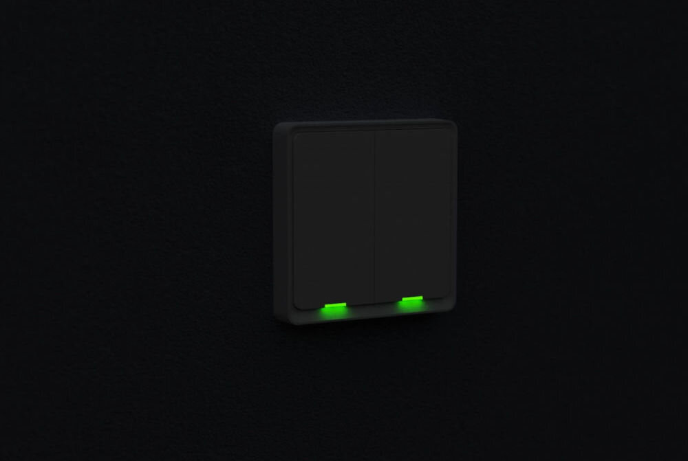 WŁĄCZNIK ŚWIATŁA TESLA SMART SWITCH DUAL głosowe polecenia google assistant amazon alexa