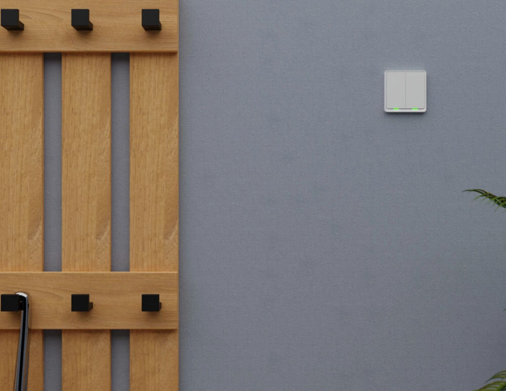 WŁĄCZNIK ŚWIATŁA TESLA SMART SWITCH DUAL kreatywność cała rodzina funkcjonalny dopasowany