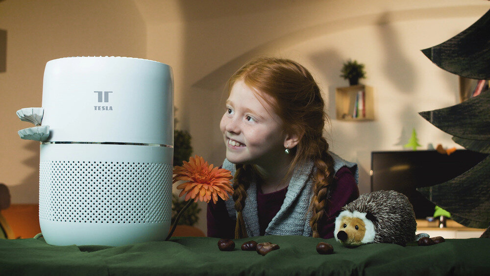 Oczyszczacz powietrza TESLA Air Purifier Mini wyciera mopuje technologie