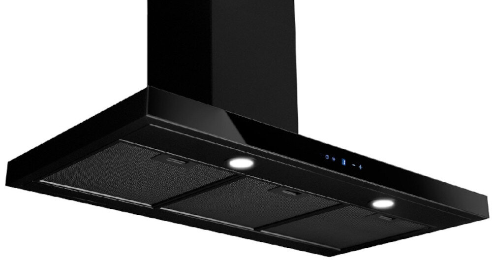 Okap AW-6 Nuvola 90 Czarny design wygląd