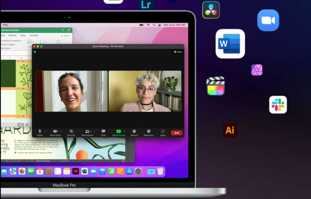 Laptop APPLE MacBook Pro 2022 13 Retina M2 8GB RAM 256GB SSD macOS aplikacja