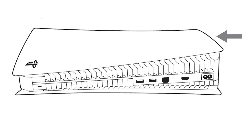 Obudowa SONY PS5 montaż