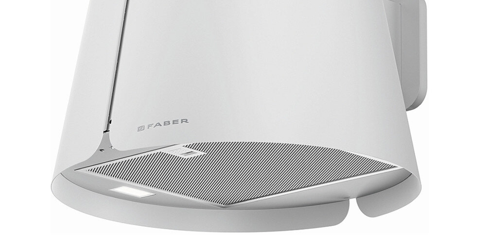 OKAP FABER F45 F-345.0612.338 Oświetlenie LED widoczność energooszczędne żarówki światło