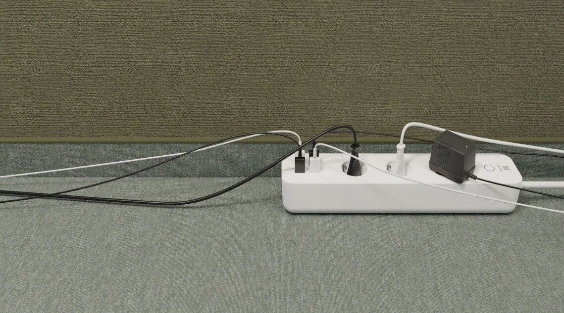 Przedłużacz TESLA Smart Power Strip 3 + 4 USB Wi-Fi funkcja monitorowania zużycia energii
