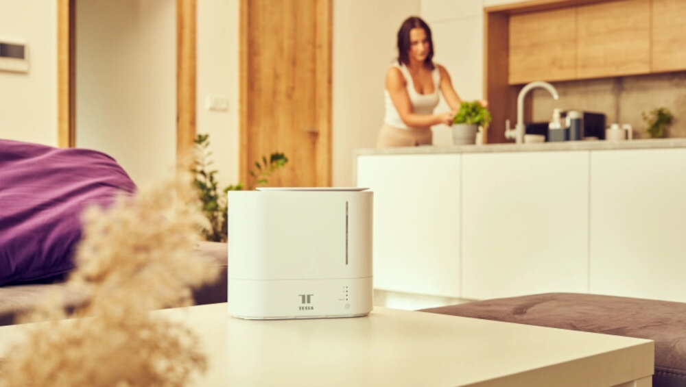 Nawilżacz powietrza TESLA Smart Humidifier cechy główne oczyszczacz