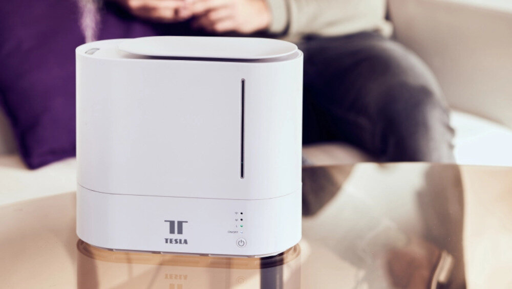 Nawilżacz powietrza TESLA Smart Humidifier cykle praca wydajność