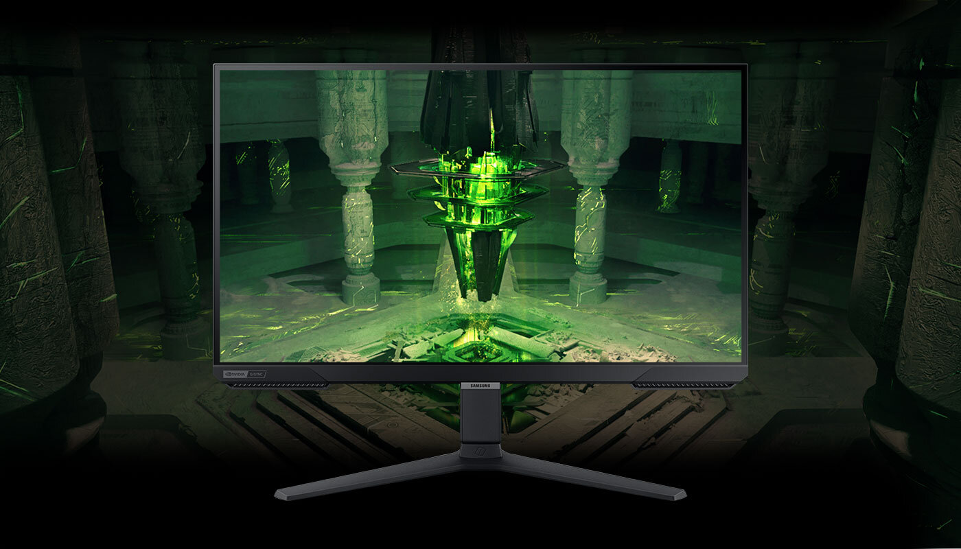 Monitor dla graczy Samsung Odyssey G4 z ekranem Full HD Monitor dla graczy Samsung Odyssey G4 z ekranem Full HD
