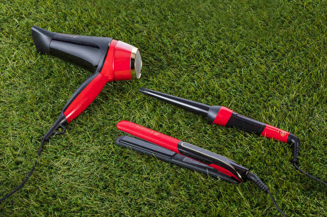 Suszarka REMINGTON Thermacare Pro Manchester United D5755 puszenie jonizacja gładkie lśniące 