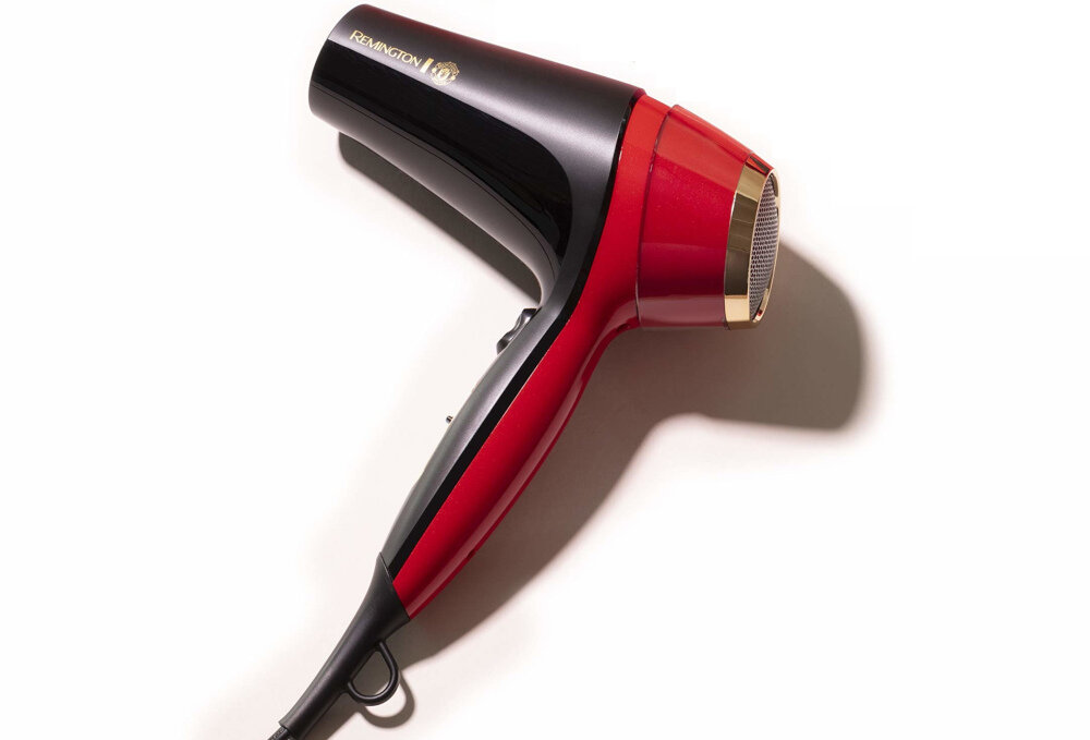 Suszarka REMINGTON Thermacare Pro Manchester United D5755 Zimny nawiew trwałość efekt rezultaty włosy