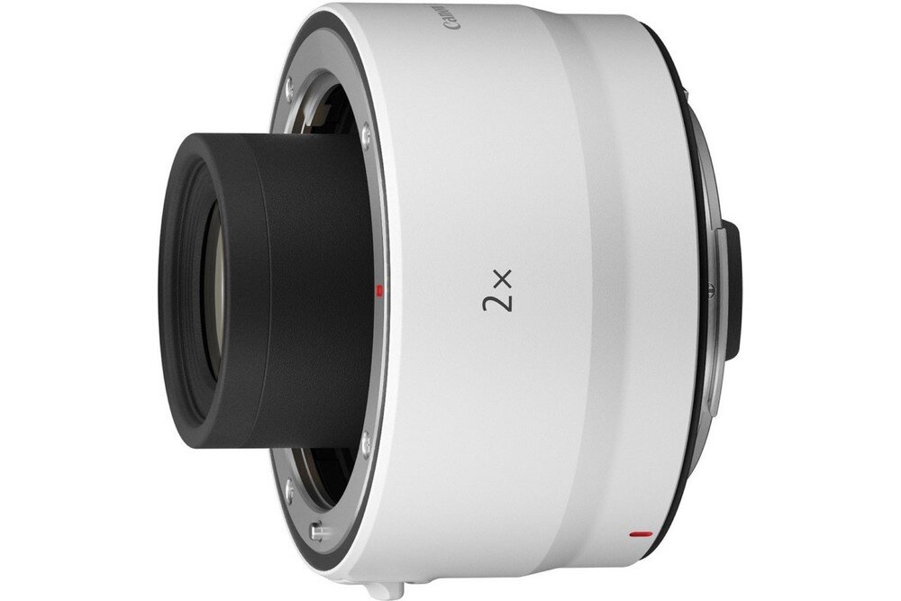Telekonwerter CANON ExtenderR RF 2x ogniskowa przysłona ostrość pierścienie optyka soczewki powłoki montaż bagnet światło jasność zoom filtry waga