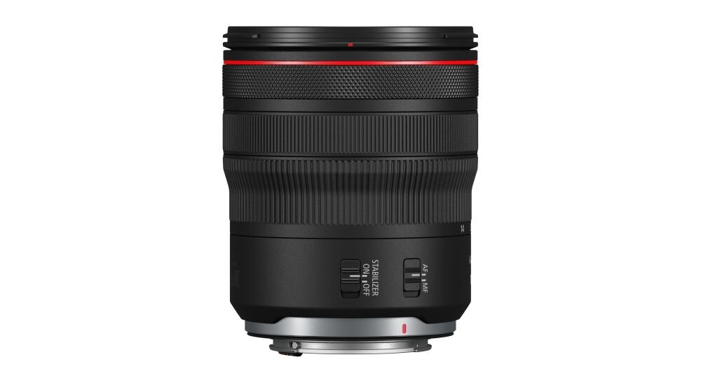 Obiektyw CANON RF 14-35mm F4 L IS USM ogniskowa przysłona ostrość pierścienie optyka soczewki powłoki montaż bagnet światło jasność zoom filtry waga