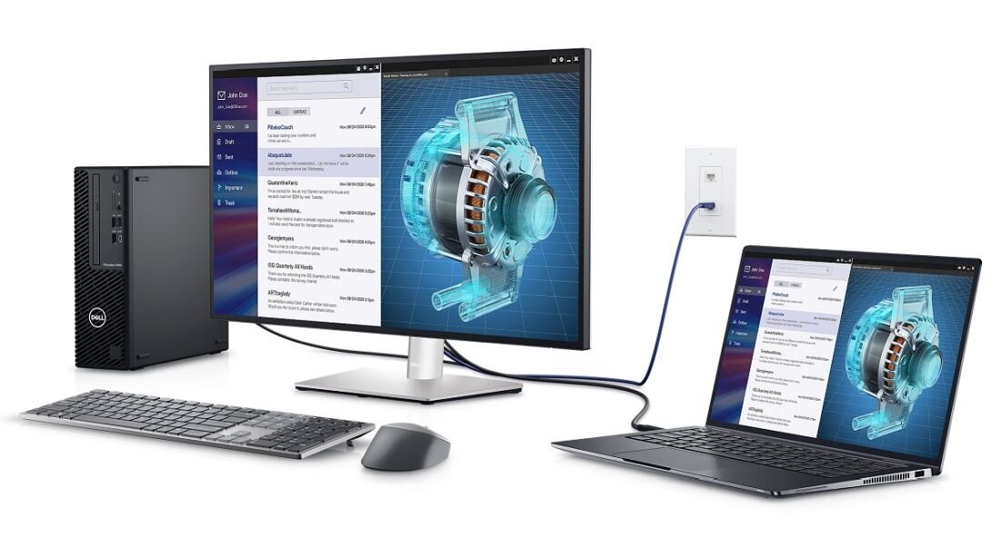 Monitor DELL UltraSharp U2723QE - Auto KVM
