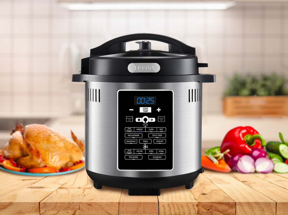 MULTICOOKER TESLA ELITECOOK M80 DELUXE gotowani sous-vide funkcje