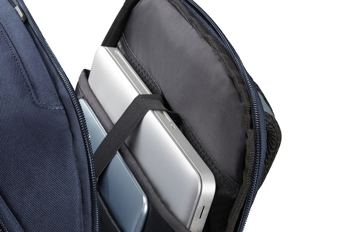 zdjęcie plecaka do laptopa samsonite Stackd biz navy 14.1
