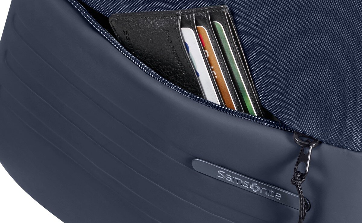 zdjęcie plecaka do laptopa samsonite Stackd biz navy 14.1