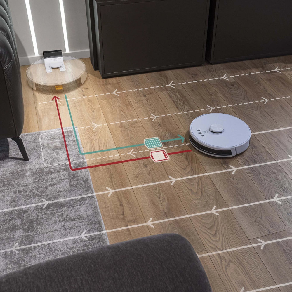 Robot sprzątający TESLA TSL-VC-R530 Smart Robot Vacuum Laser wydajność czas działanie
