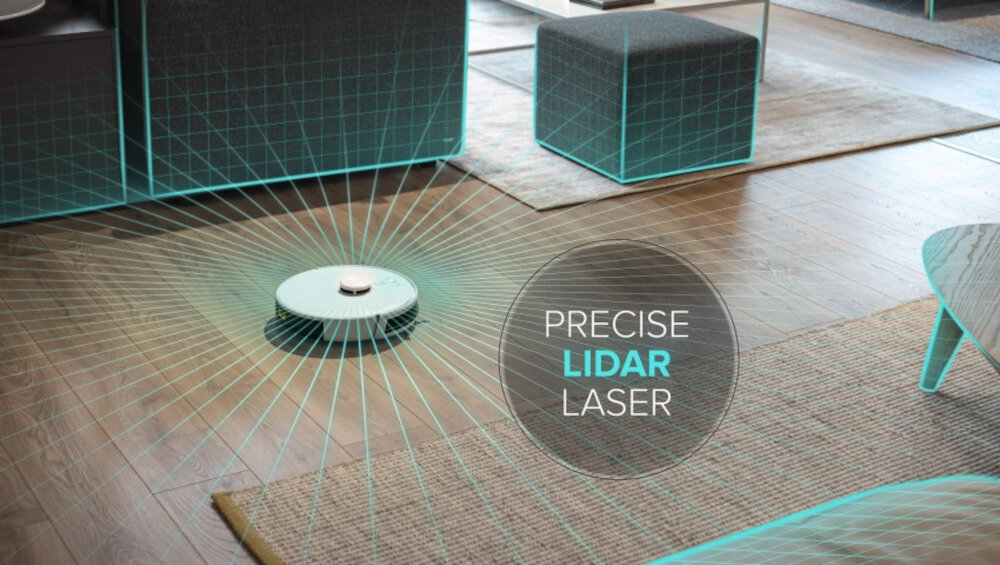 Robot sprzątający TESLA TSL-VC-R530 Smart Robot Vacuum Laser cechy główne robot odkurzacz