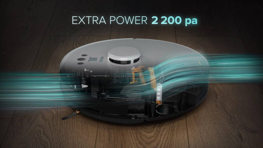 Robot sprzątający TESLA TSL-VC-R530 Smart Robot Vacuum Laser rodzaje podłogi filtracja filtr 