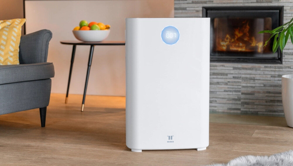 Oczyszczacz powietrza TESLA Air Purifier pojemniki aromatyzer oczyszczanie