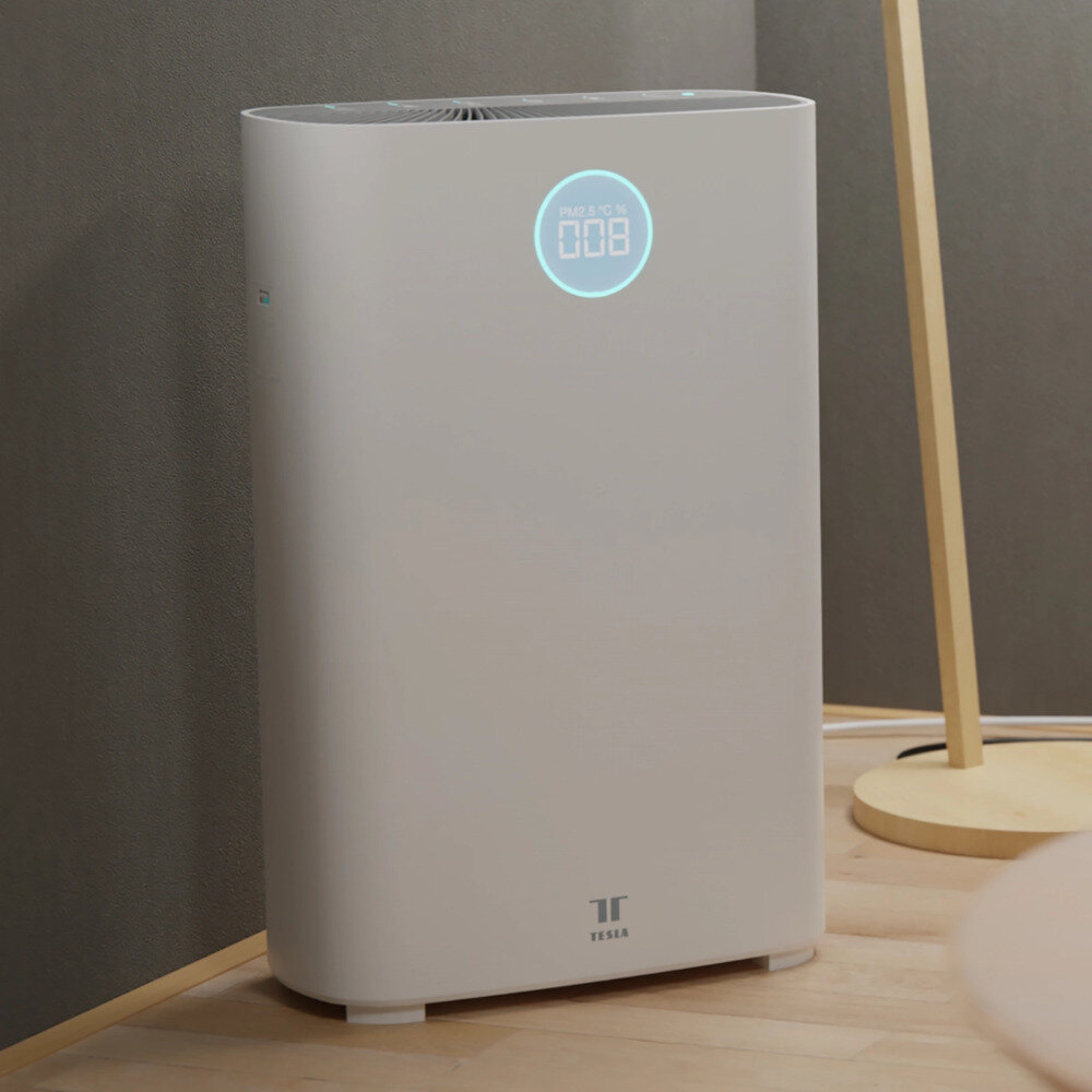Oczyszczacz powietrza TESLA Air Purifier wychwytuje pyłki dla alergika
